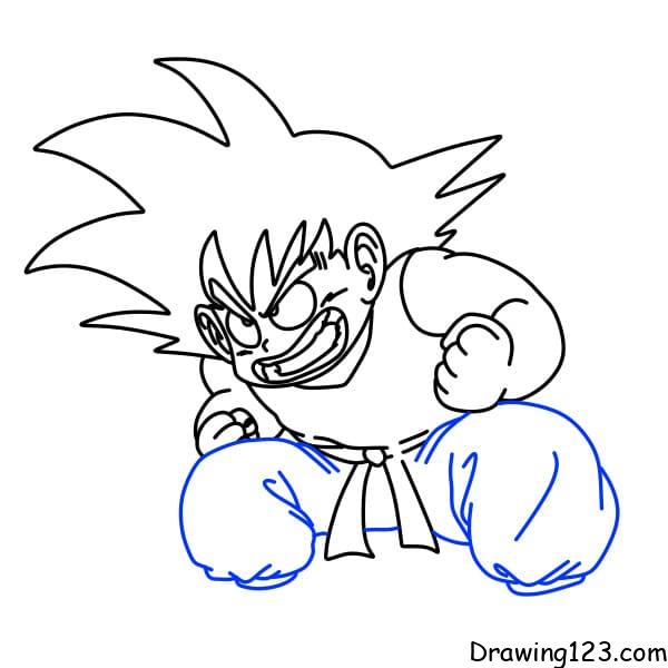 Son Goku Drawing | Learn to draw with yours truly — Steemit-saigonsouth.com.vn