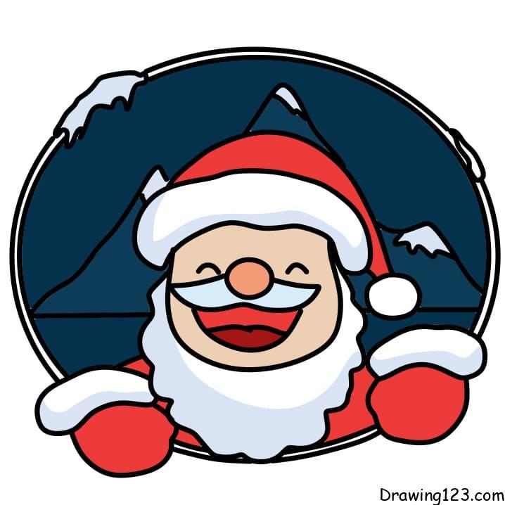 How To Draw Santa Claus | Christmas Sketch Tutorial - YouTube-saigonsouth.com.vn