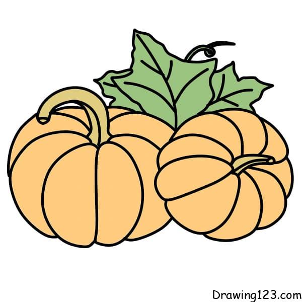 Pumpkin Drawing Vector Art, Icons, and Graphics for Free Download