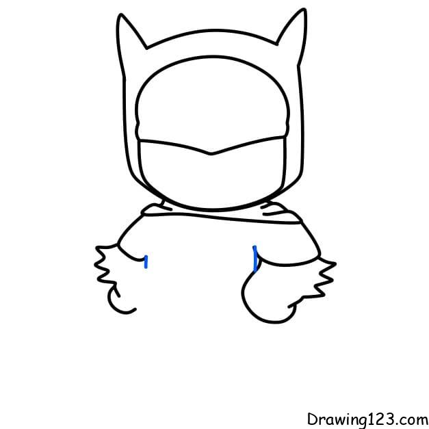 Batman Drawing Tutorial - How to draw Batman step by step