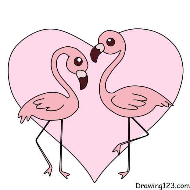 Drawing-a-flamingo-step-10-1