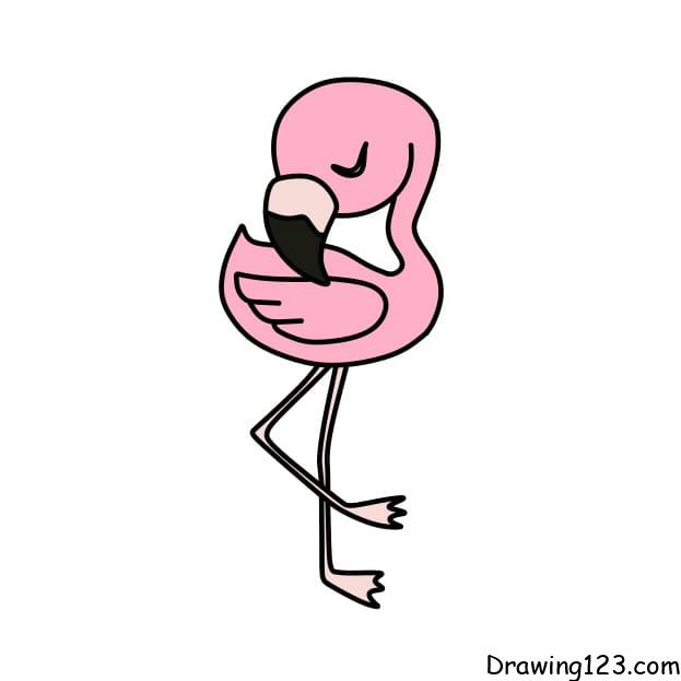 Drawing-a-flamingo-step-6-3