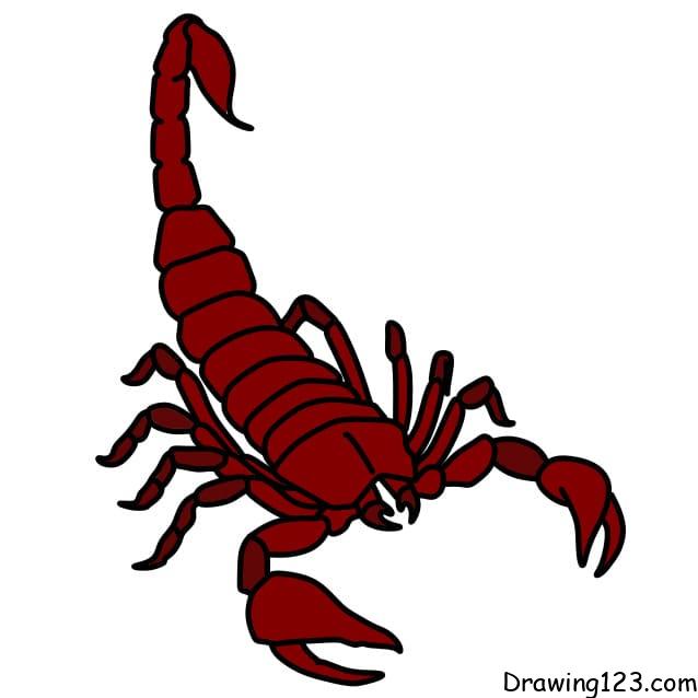 Drawing-a-scorpion-step-9-2