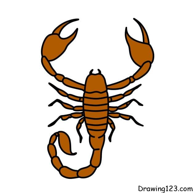 Drawing-a-scorpion-step-9-4