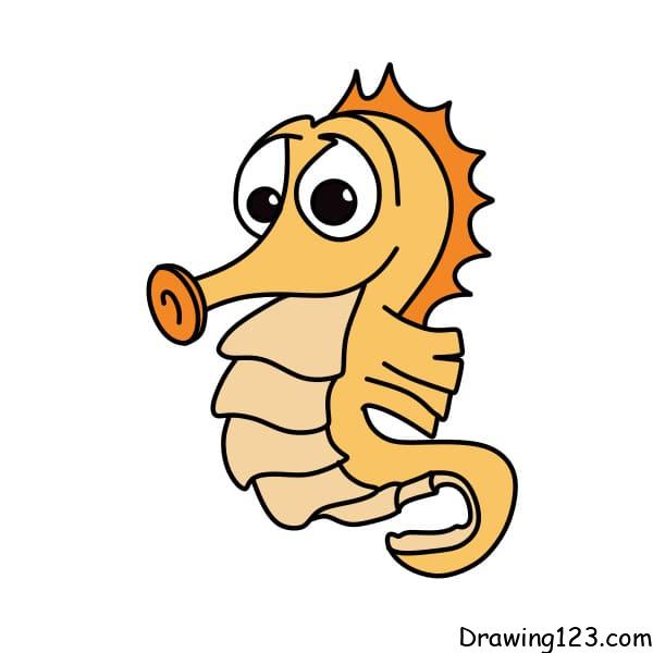 Drawing-seahorse-step-8-2