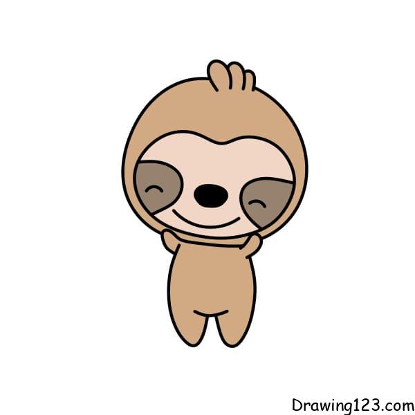 Drawing-sloth-step-6-3