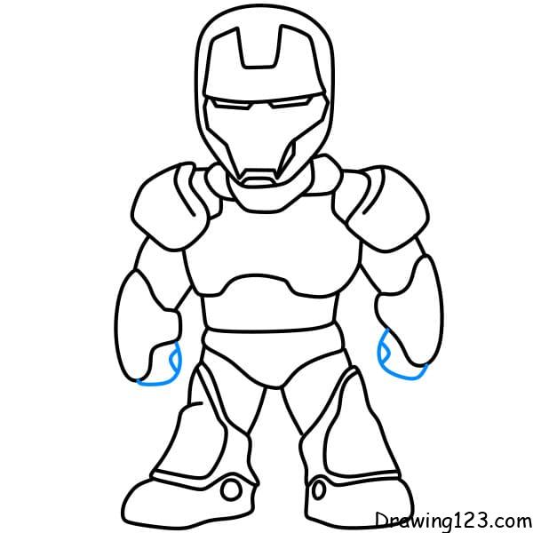 How To Draw Iron Man | Step By Step | Marvel - YouTube