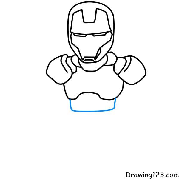 Iron Man Sketch Drawing - Drawing Skill