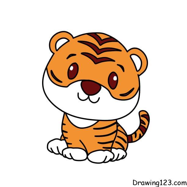 drawing-tiger-step-10