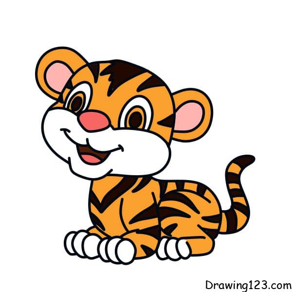 drawing-tiger-step-11