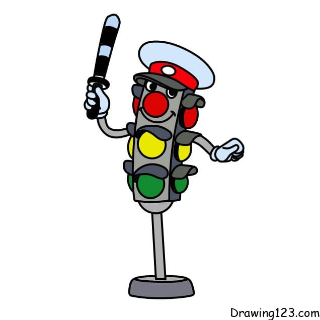 How to draw traffic light signal step by step - YouTube-saigonsouth.com.vn