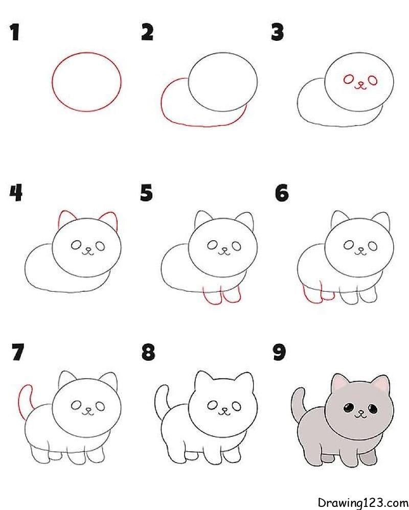 Cat Drawing Made Easy: 5 Methods for Sketching Cute Cats
