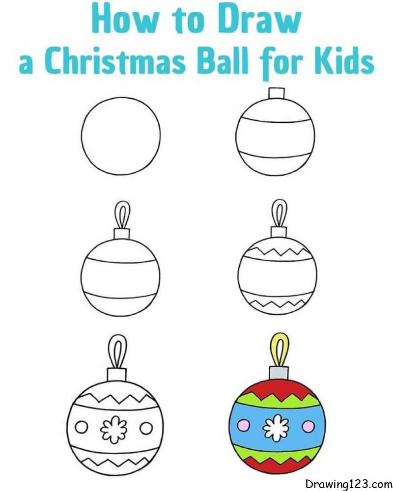 20+ Christmas Drawing Ideas - Easy Drawing Tutorials For Kids-saigonsouth.com.vn