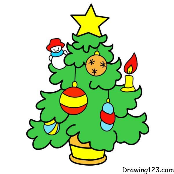 drawing-a-christmas-tree-step-10