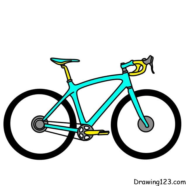 Drawing Bicycle Stock Photos and Images - 123RF