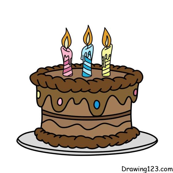 drawing-birthday-cake-step-10