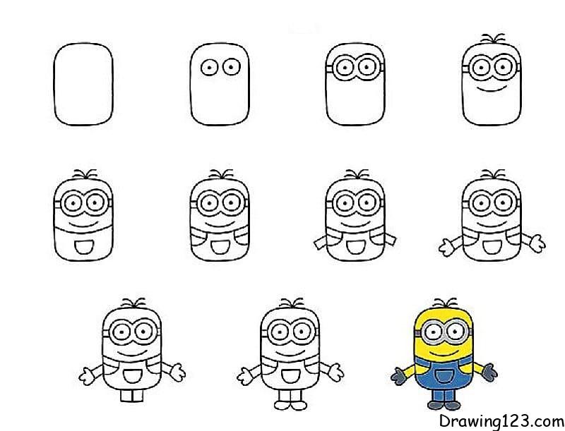 Cute Minions Coloring Pages: Free Printable Sheets for Kids