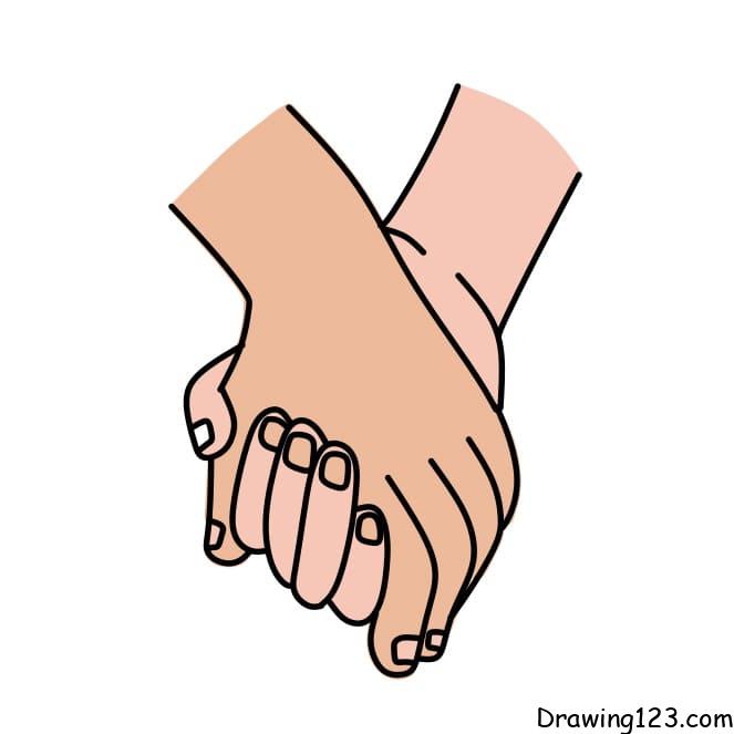 drawing-a-Hoding-Hands-step-7
