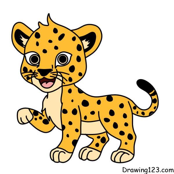 drawing-a-cheetahs-step-13
