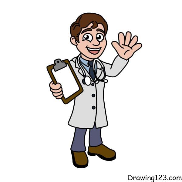 Drawing-a-doctor-step-12