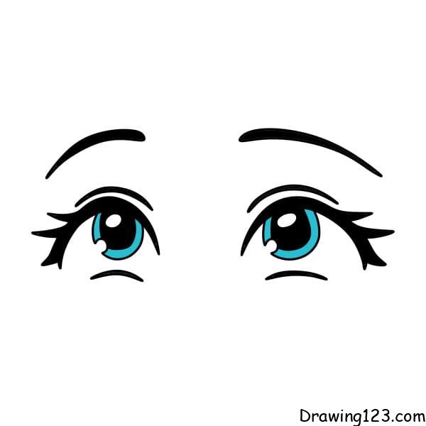 Drawing-happy-eyes-step-6