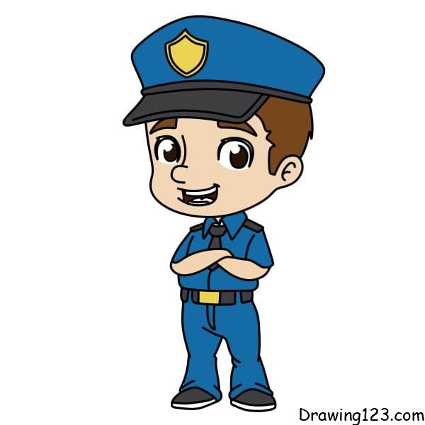 Drawing-police-step-11
