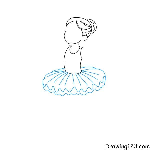 Ballerina Girl Dancing Black And White Sketch Ballet Vector Stock  Illustration - Download Image Now - iStock