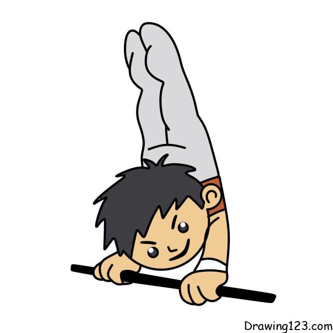 drawing-Gymnast-step-7