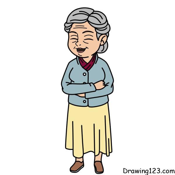 drawing-an-old-woman-step-9