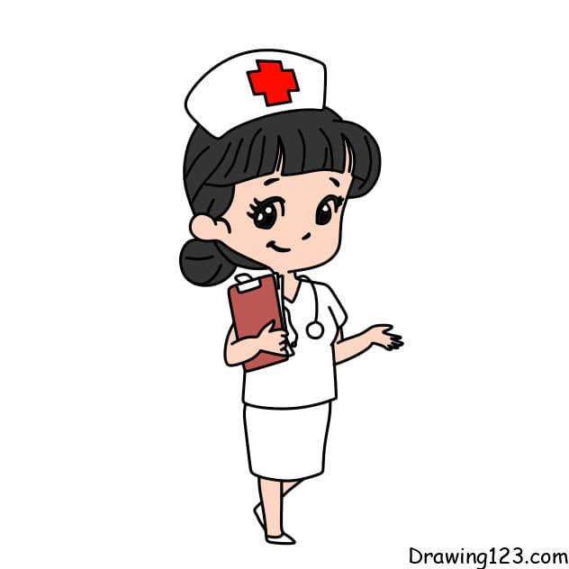Krankenschwester zeichnen