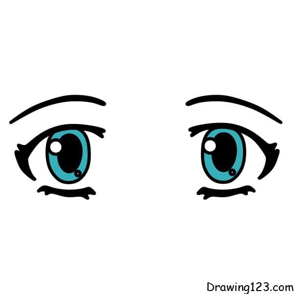 Anime Eye Drawing Tutorial - JeyRam Drawing Tutorials-saigonsouth.com.vn
