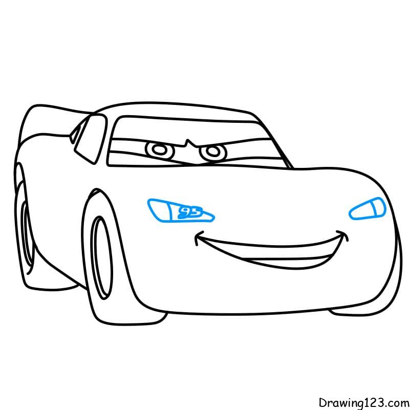 Top more than 189 lightning mcqueen drawing latest