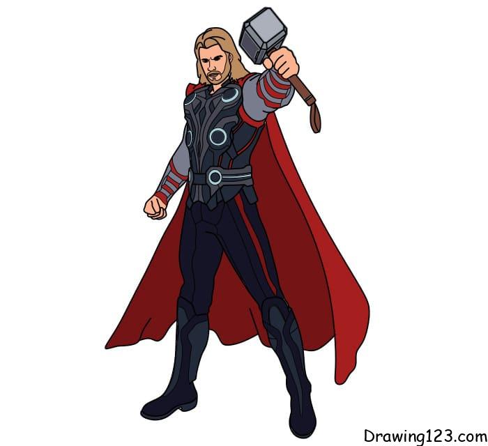 Drawing-Thor-step-14