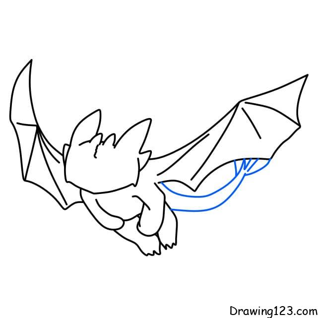 How to Draw Toothless - Easy Drawing Art
