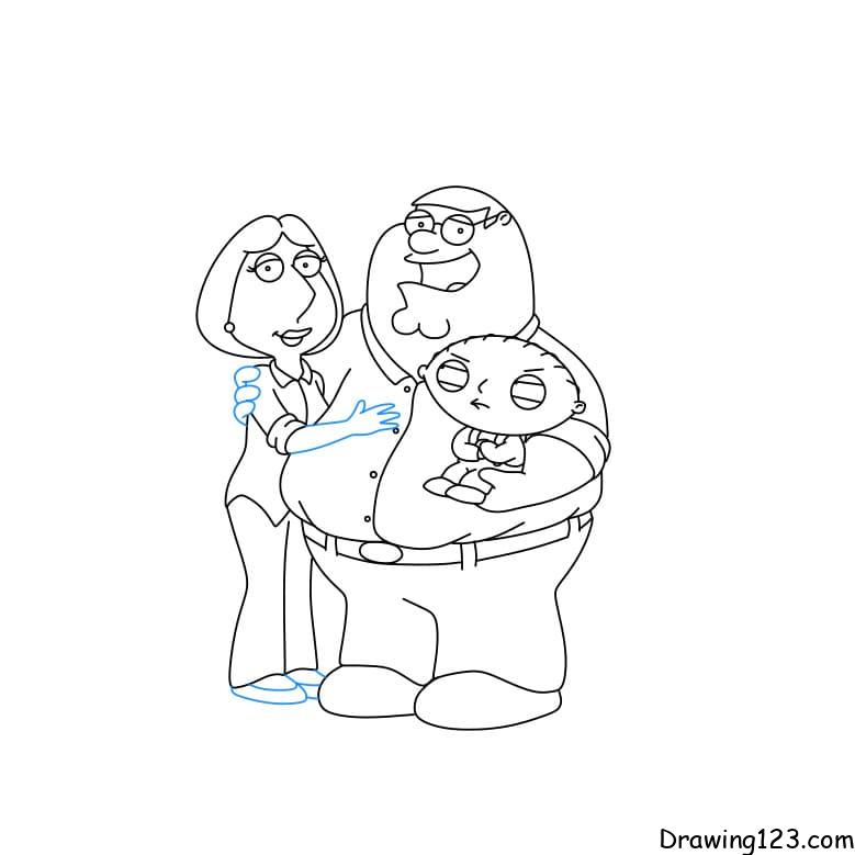 Family Guy Drawing Tutorial  How to draw Family Guy step by step