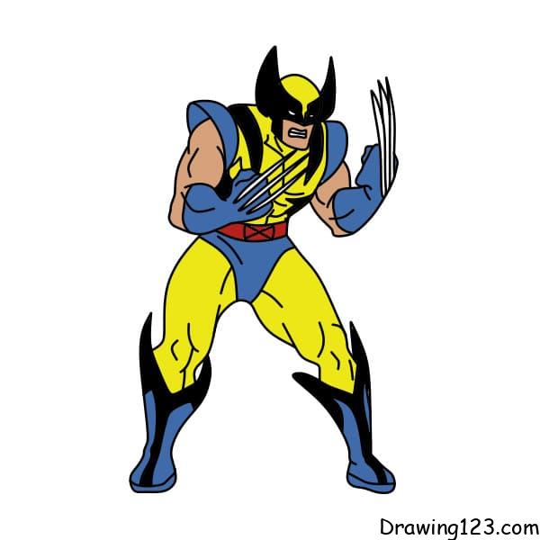 drawing-Wolverine-step-9