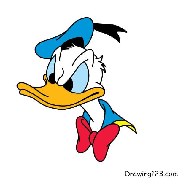 How-to-draw-Donald-duck-step-9-1