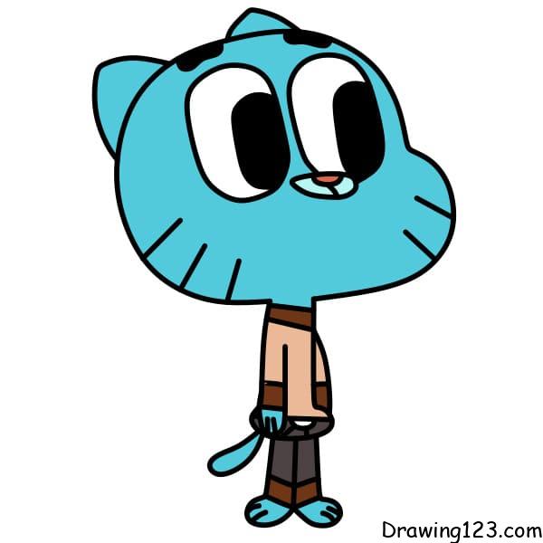 How-to-draw-Gumball-step-9-4