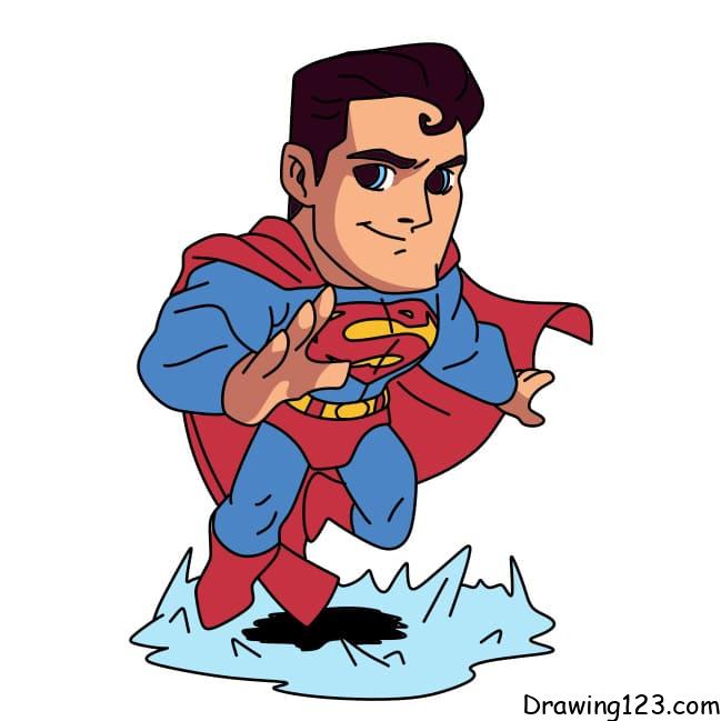How-to-draw-Superman-step-13-1