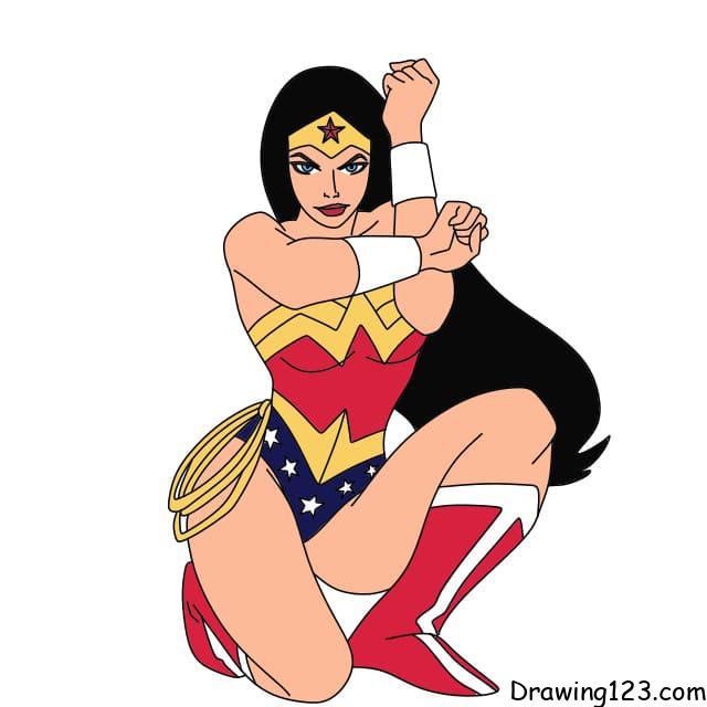How-to-draw-Wonder-Woman-step-13-3