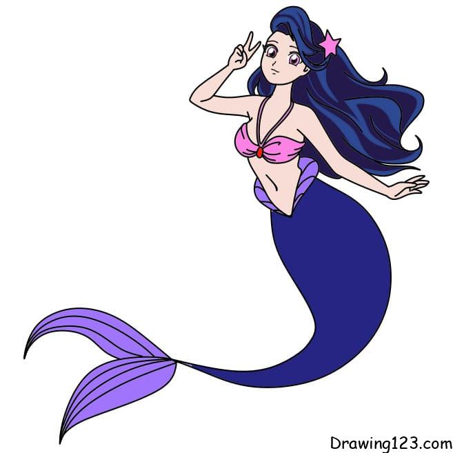 How-to-draw-a-mermaid-step-11-5