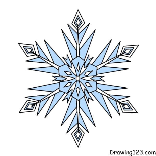how-to-draw-snowflake-step-7