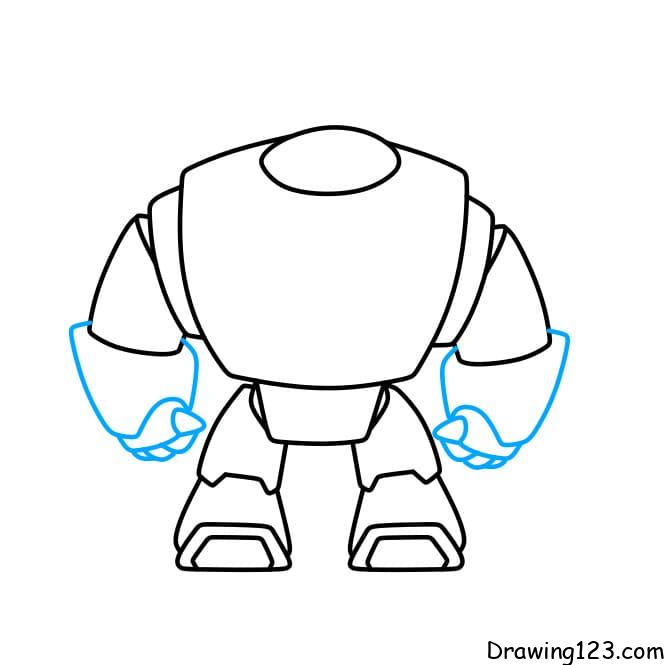 Robotic arm. Isolated on white background. Sketch illustration. Stock  Illustration | Adobe Stock