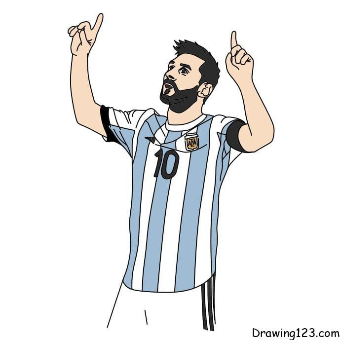 How-to-draw-Lionel-Messi-step-10-2