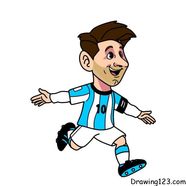 How-to-draw-Lionel-Messi-step-12