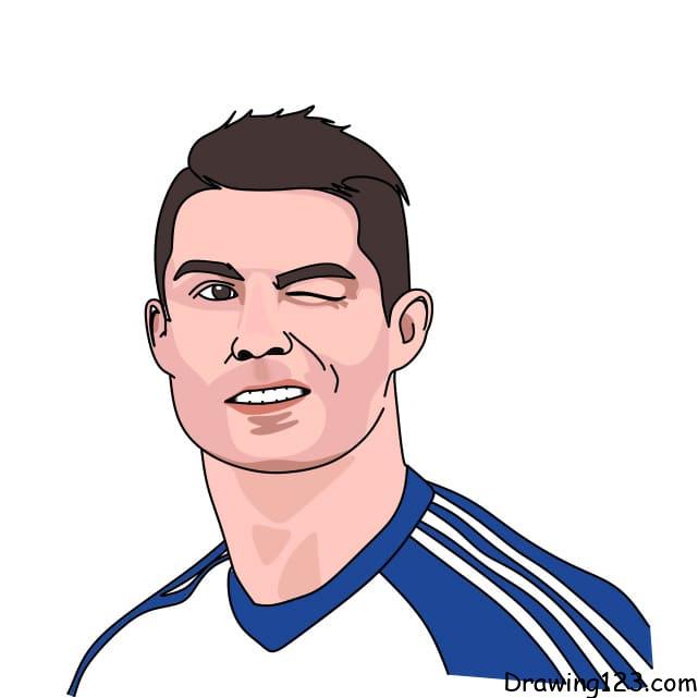 How to Draw a Cristiano Ronaldo, The EASY Marker Ronaldo Drawing: 1 bin  video Yandex'te bulundu