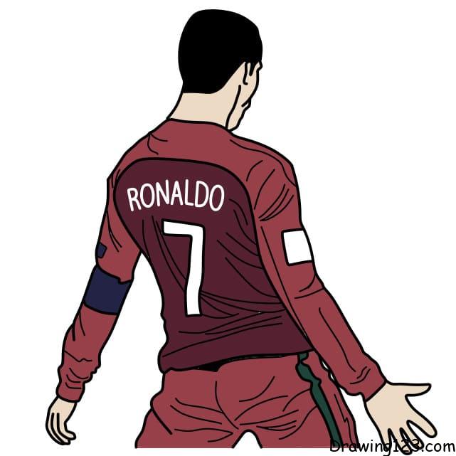 Cristiano Ronaldo Sketch Drawing by Udit Raj - Fine Art America-saigonsouth.com.vn
