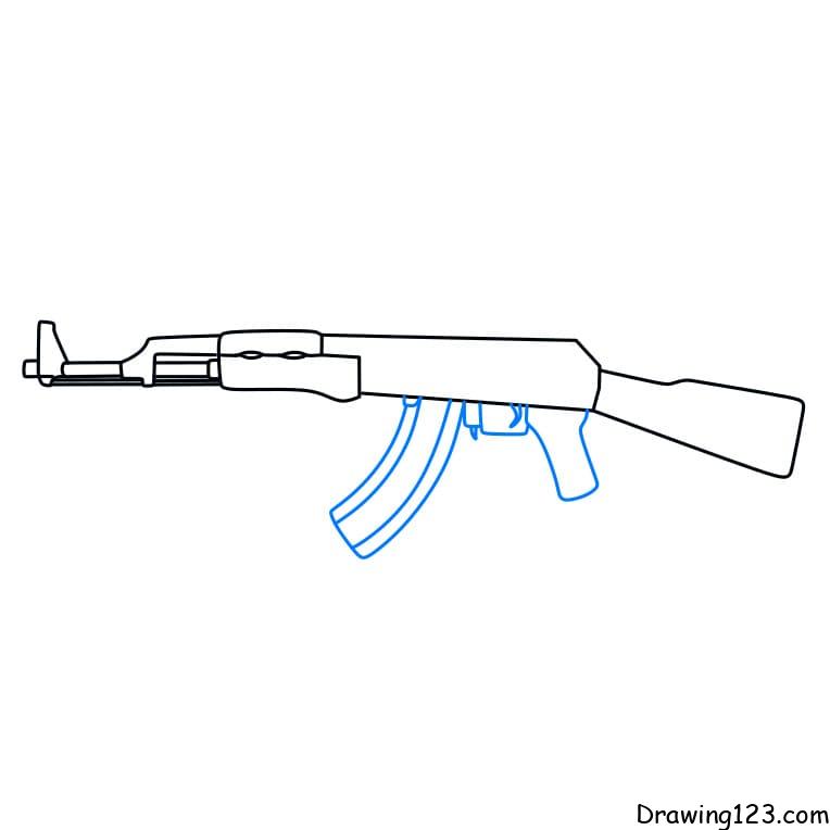 7+ Gun Drawing Simple