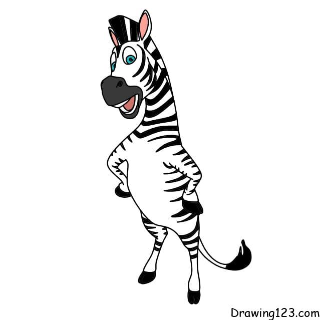 How-to-draw-a-zebra-step-14