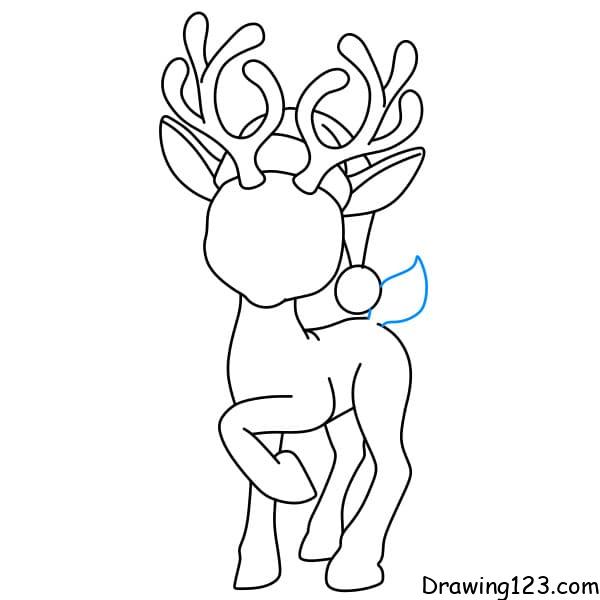 ◕⩊◕ HOW TO DRAW A REINDEER FACE | DRAW SO CUTE ANIMALS - YouTube
